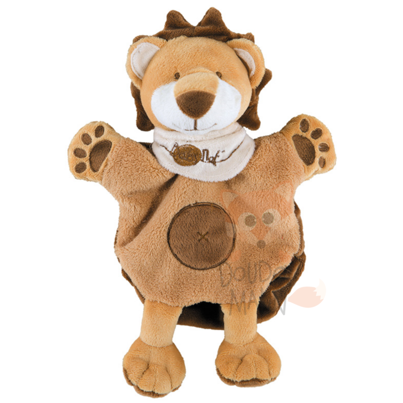 Savane marionnette lion beige marron bandana 